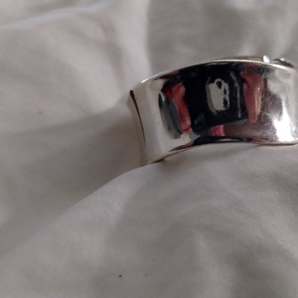 Beautiful chunky silver bracelet - Picture 4 of 4